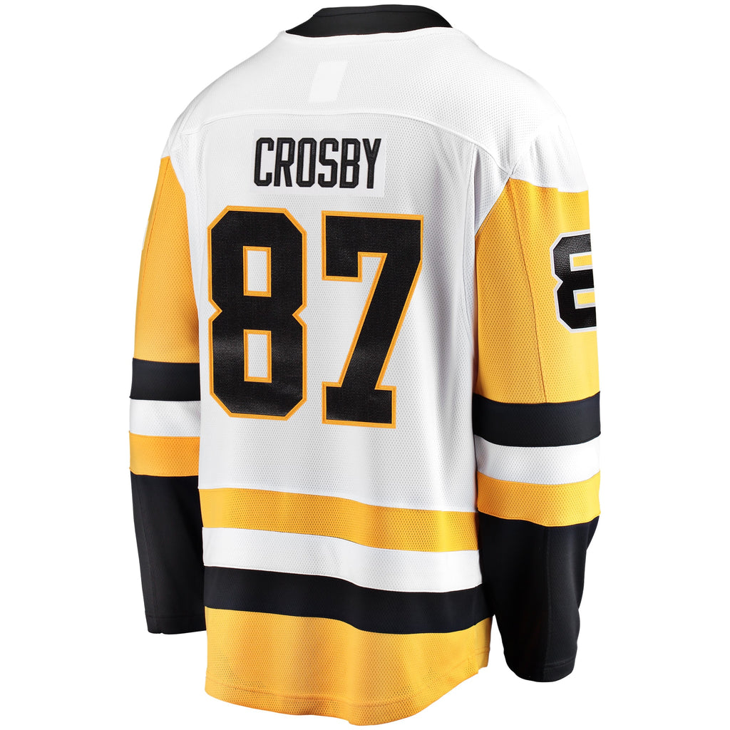 Men's Fanatics Sidney Crosby White Pittsburgh Penguins  Breakaway Jersey