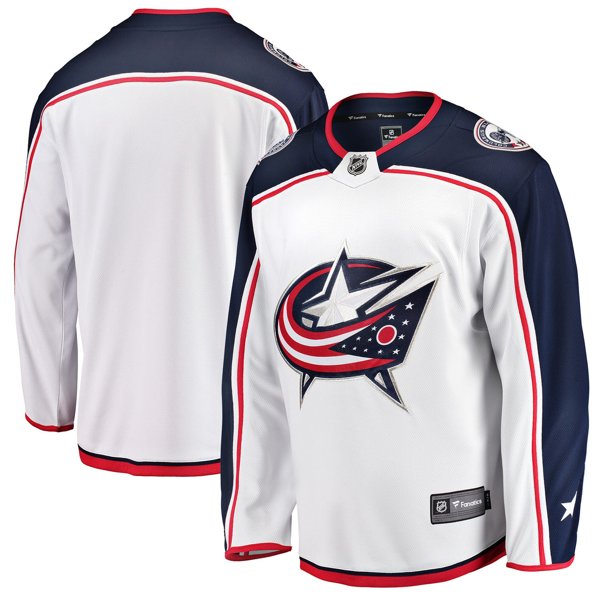 Columbus Blue Jackets Fanatics Away Breakaway Jersey - Mens