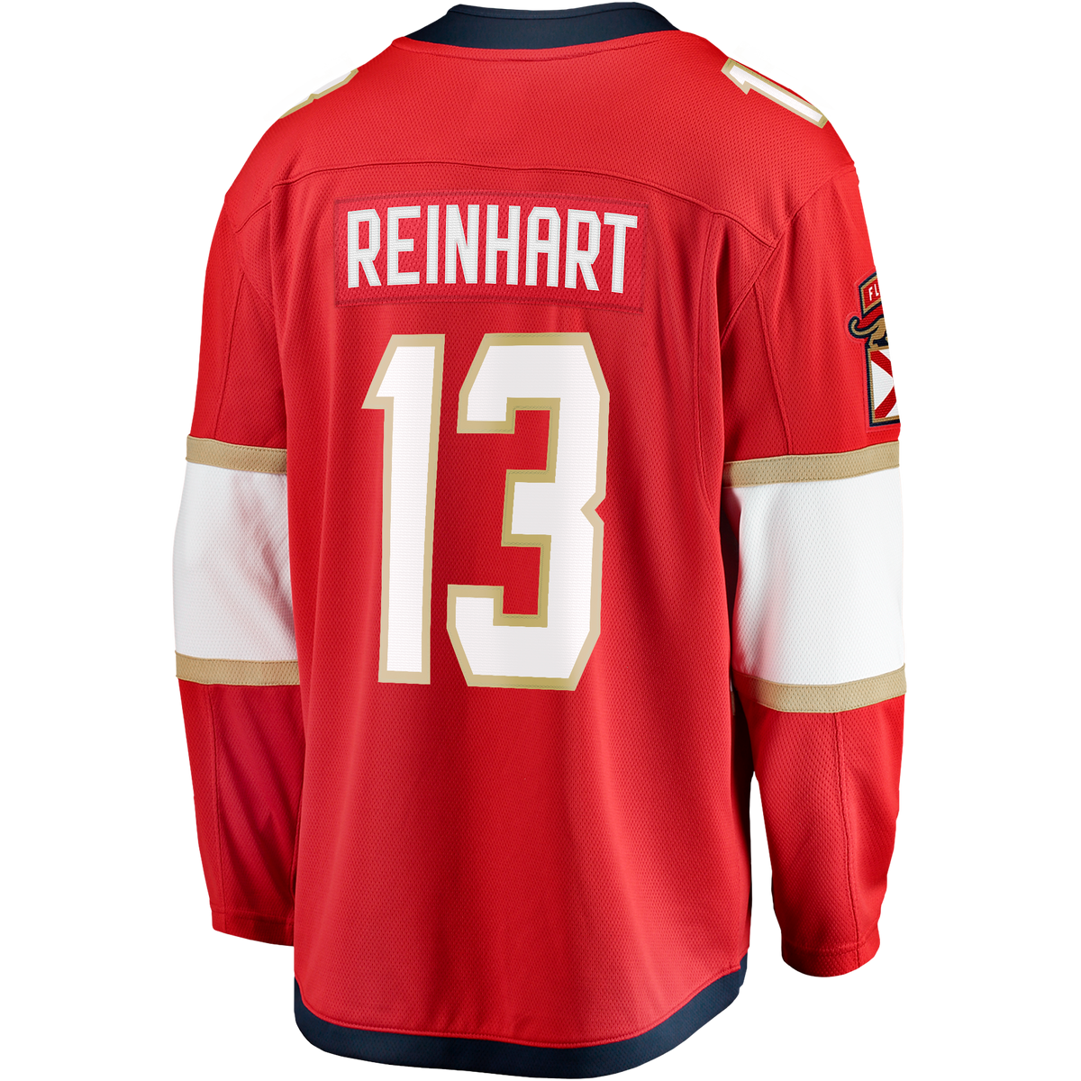 Florida Panthers Fanatics Home Breakaway Jersey - Red - Sam Reinhart - Mens