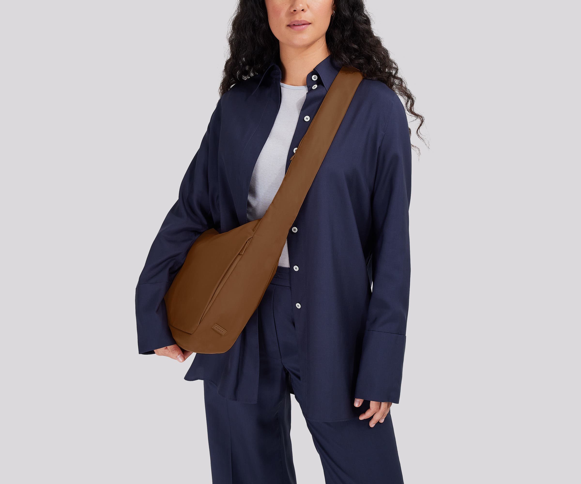 Away Featherlight Crossbody Crossbody Bag - Amaro Brown