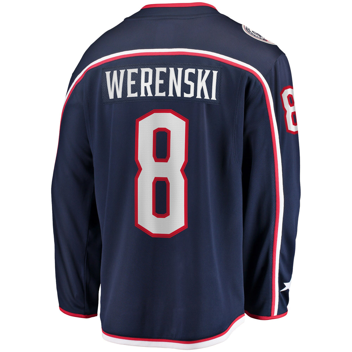 Columbus Blue Jackets Fanatics Home Breakaway Jersey - Navy - Zach Werenski - Mens