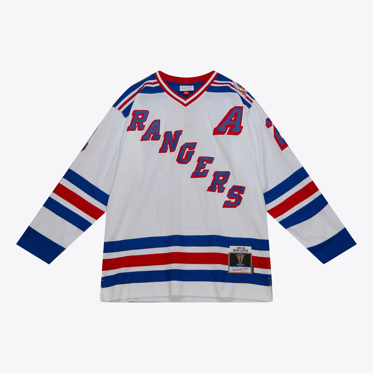 New York Rangers Mitchell & Ness Blue Line Jersey Brian Leetch 1993