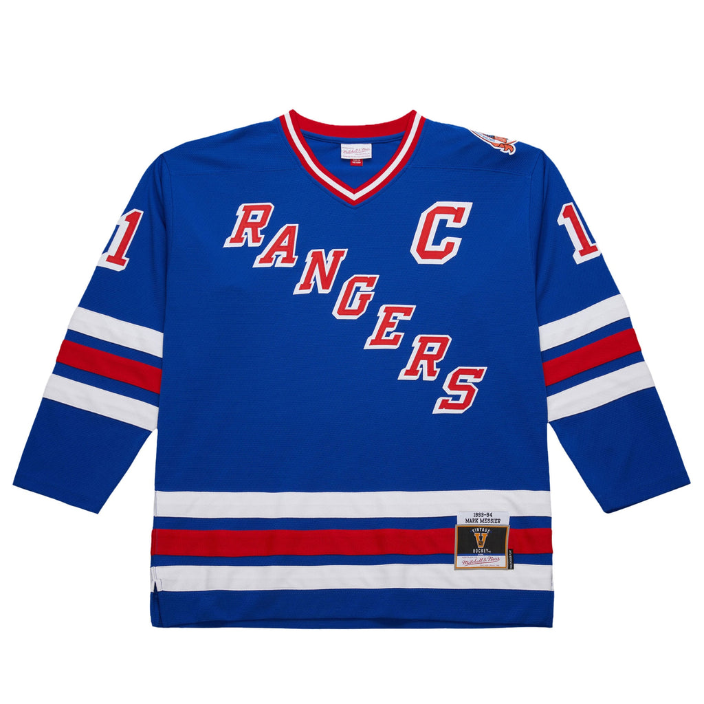 Men's Mark Messier White New York Rangers 1993-94 Power Play Jersey