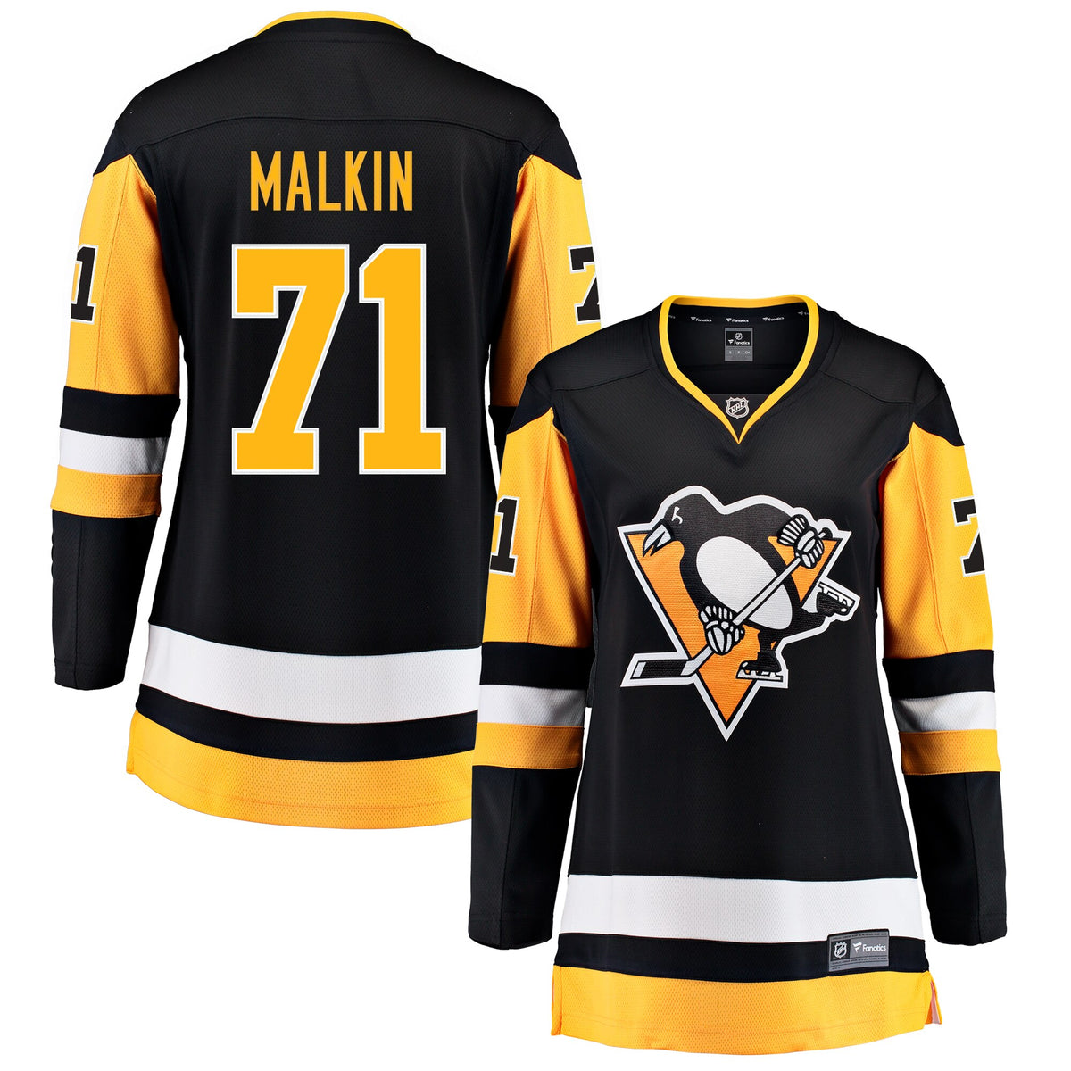 Pittsburgh Penguins Fanatics Home Breakaway Jersey - Evgeni Malkin - Womens