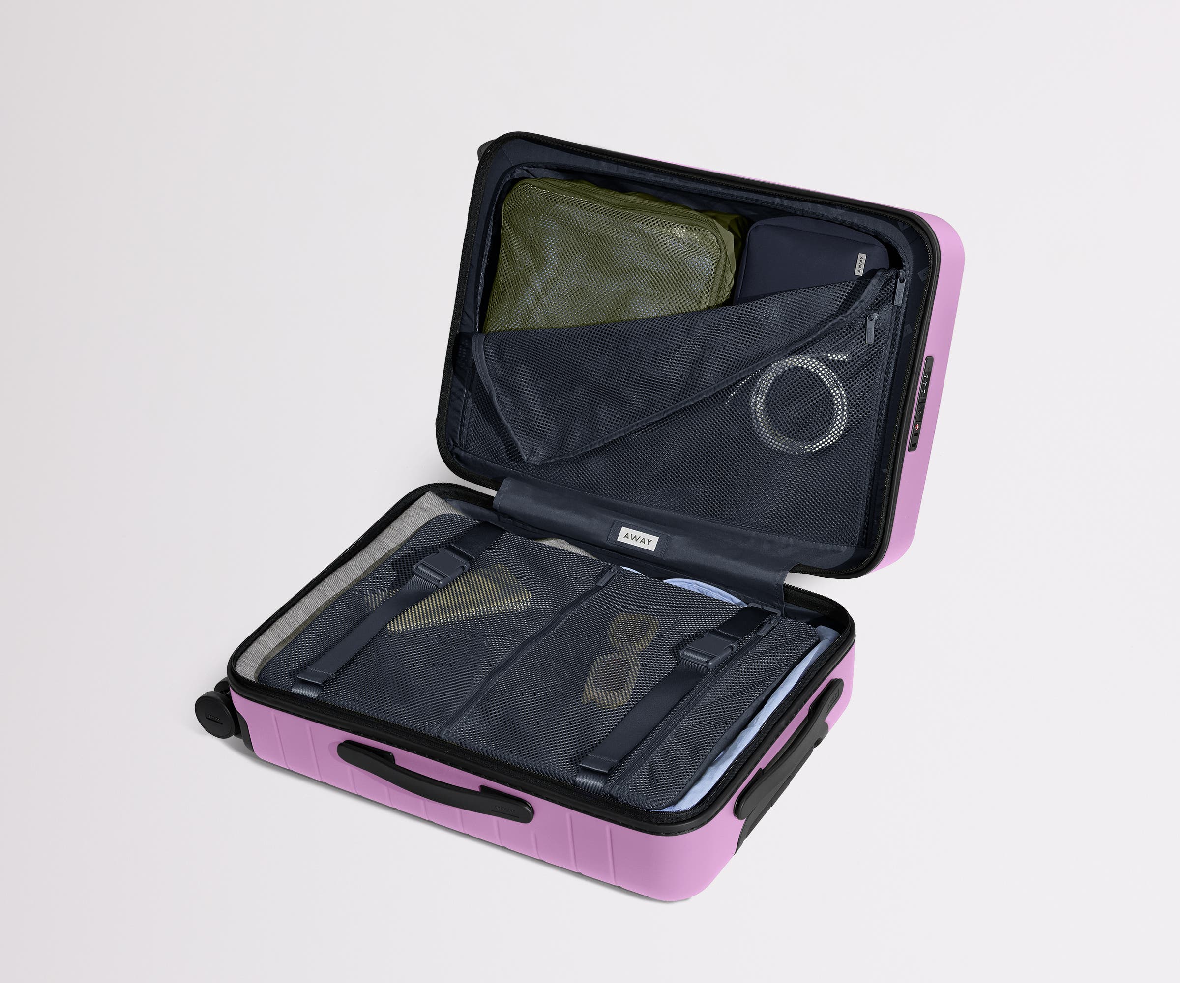 Away The Bigger Carry-On Suitcase - Taffy Purple