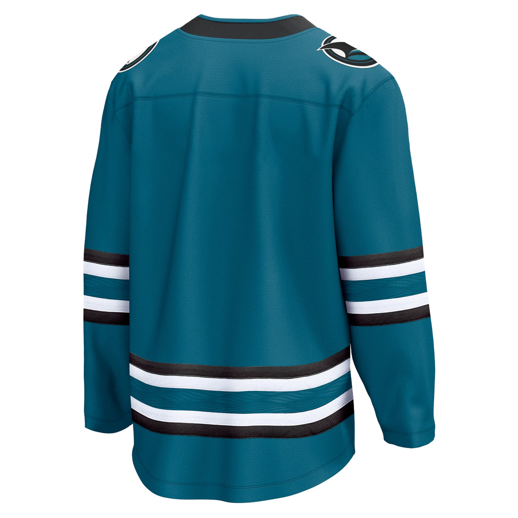 Men's Fanatics Teal San Jose Sharks Home Breakaway Jersey