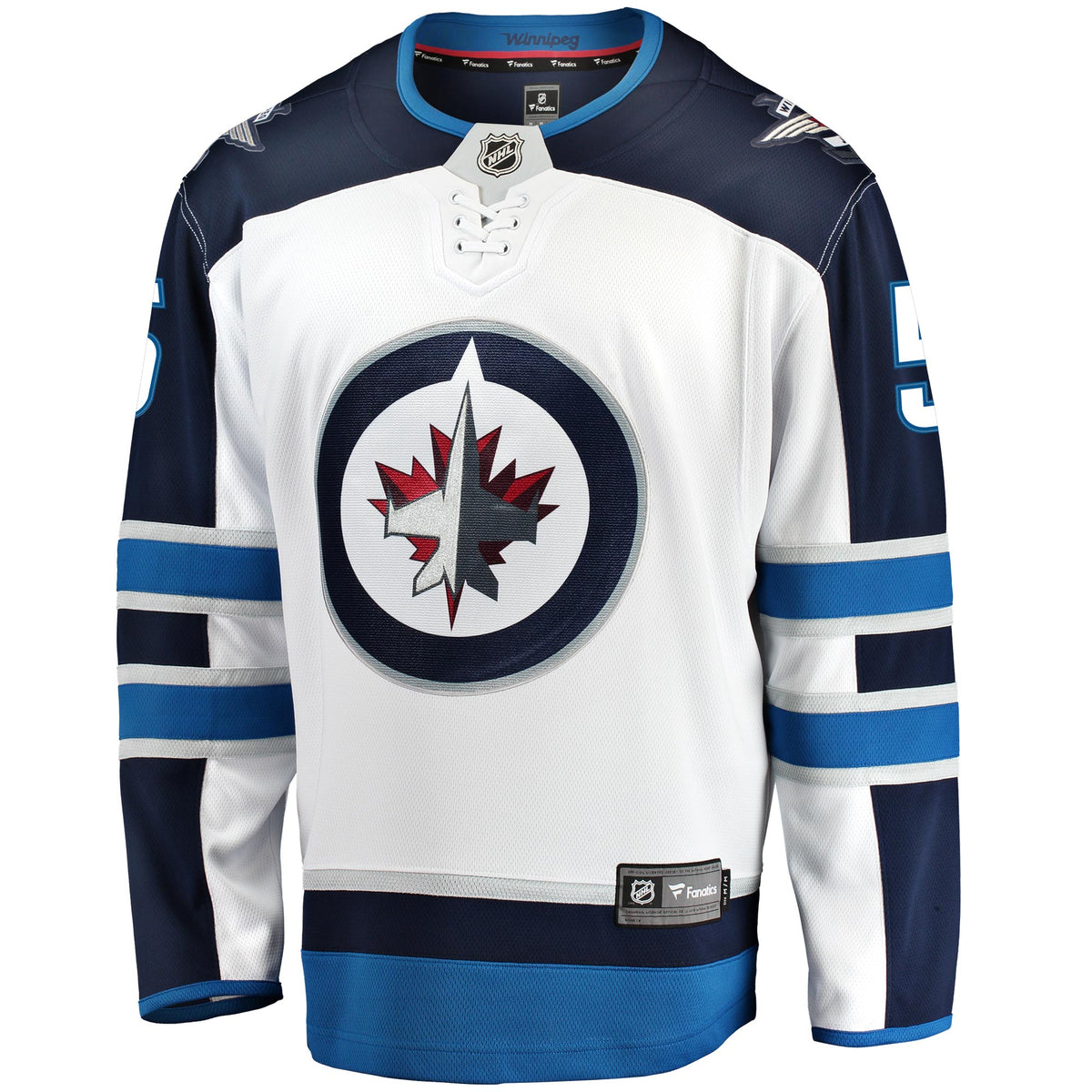Winnipeg Jets Fanatics Away Breakaway Jersey - Mark Scheifele - Mens