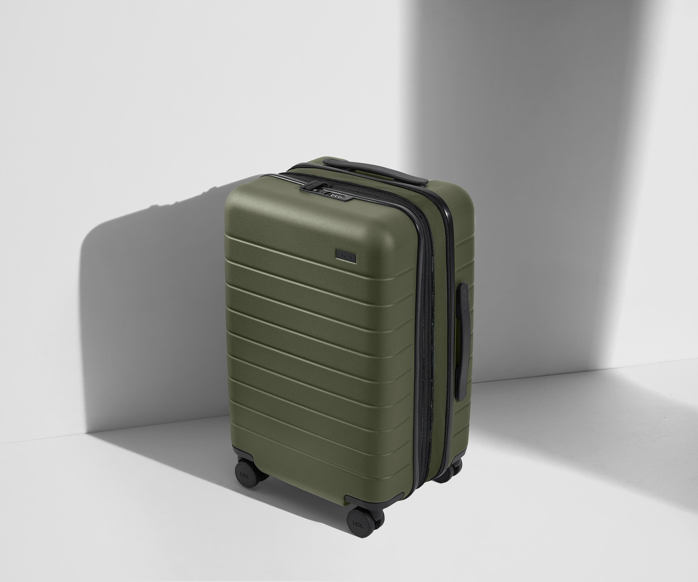 Away The Carry-On Flex Suitcase - Olive Green