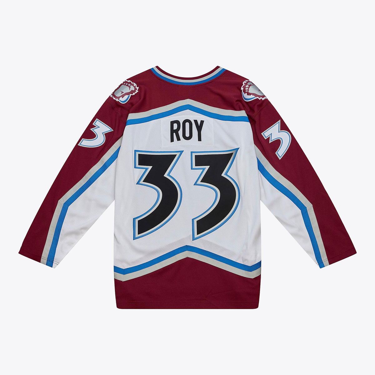 Colorado Avalanche Mitchell & Ness Blue Line Jersey Patrick Roy 2000