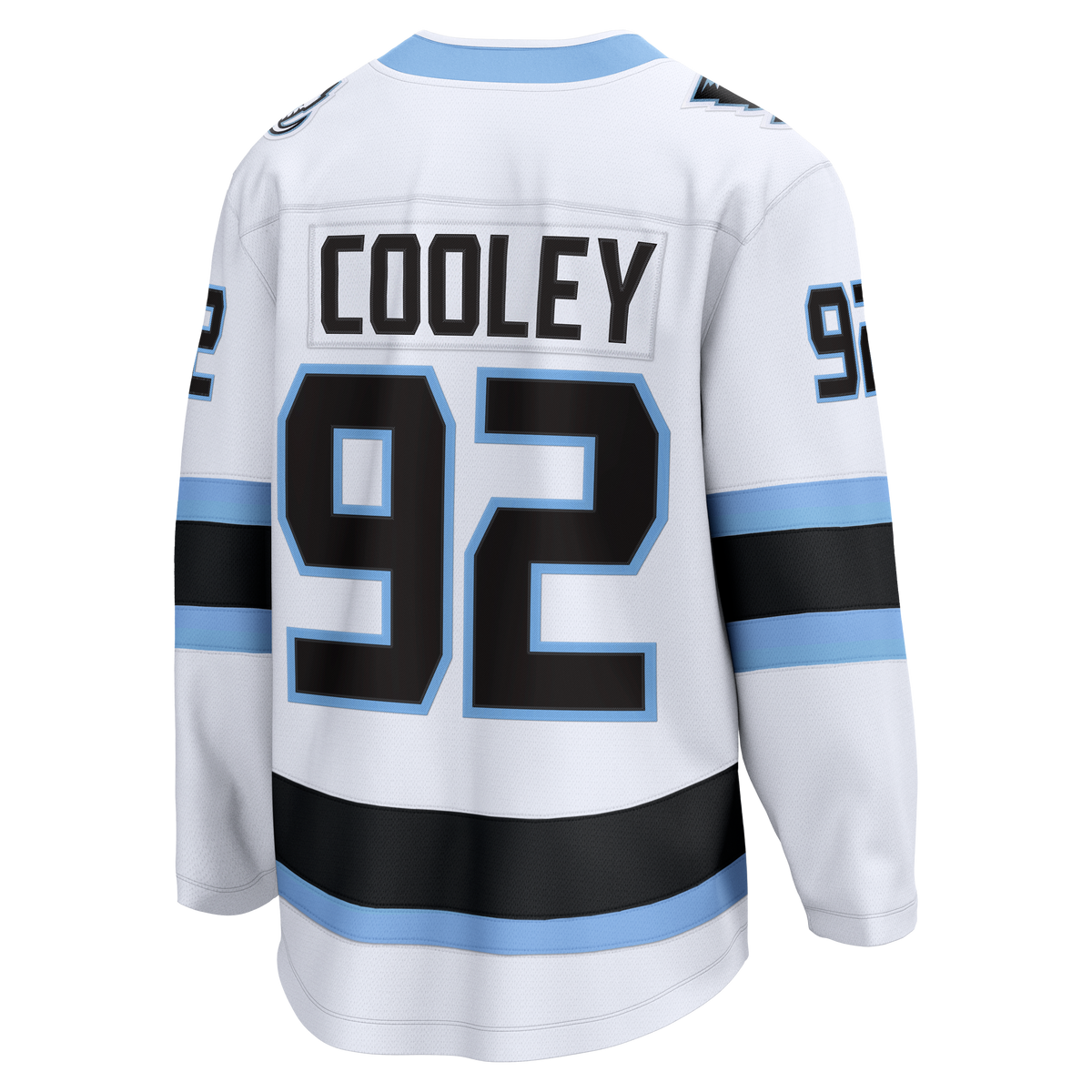 Utah Mammoth Fanatics Away Breakaway Jersey - White - Logan Cooley - Mens