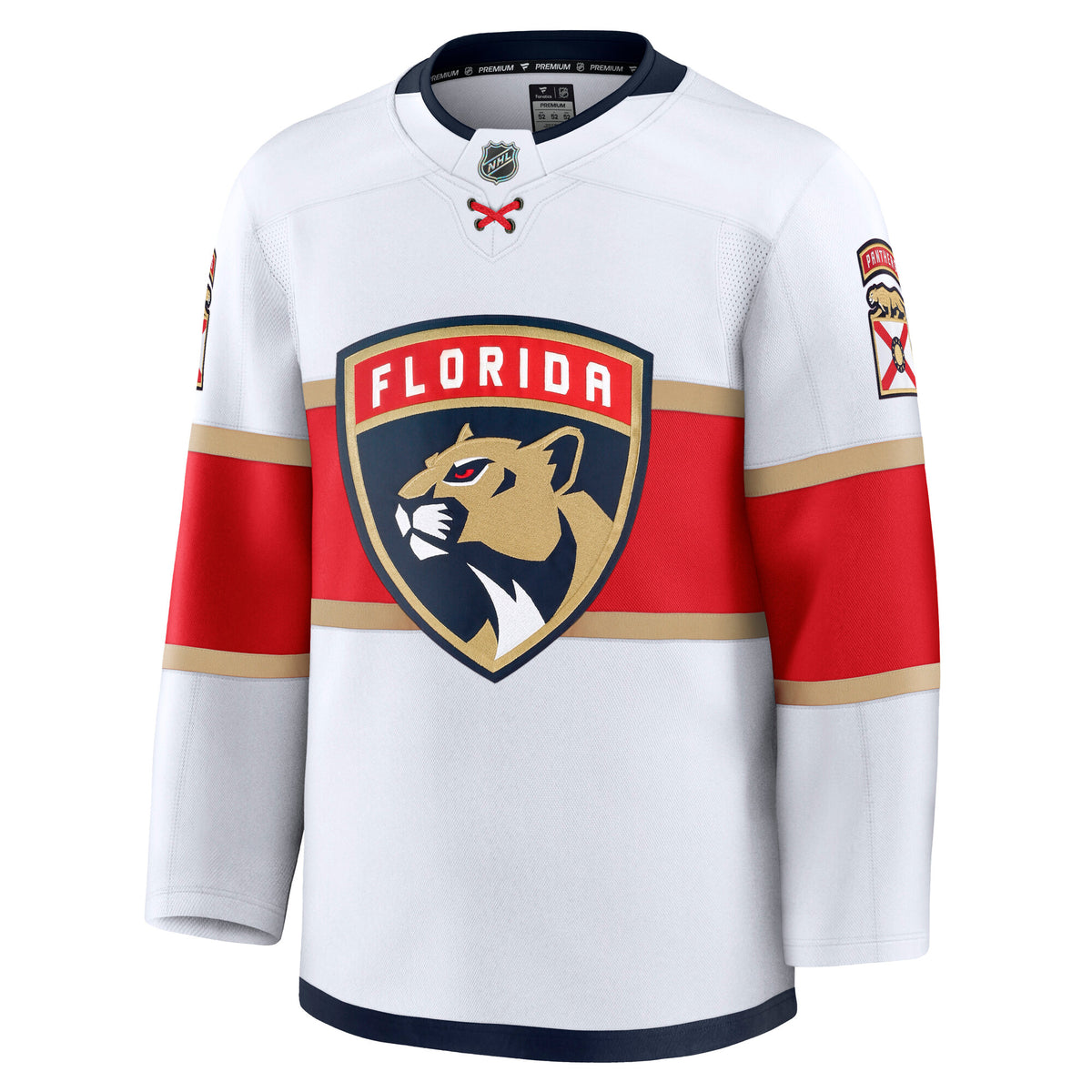 Florida Panthers Fanatics Away Premium Jersey - Mens - White